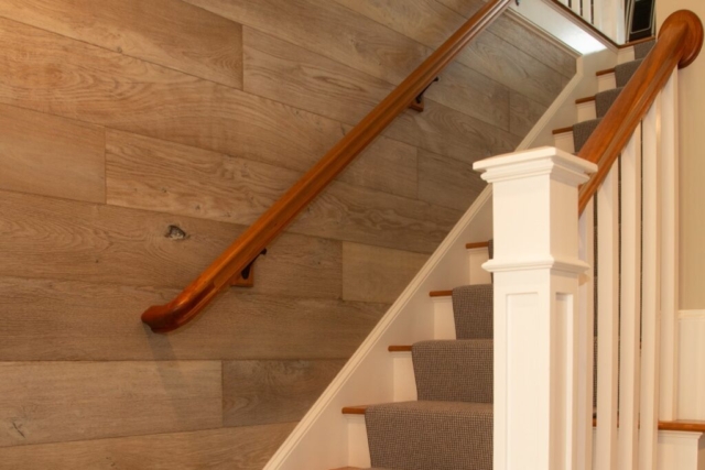 Interior stairway of new home