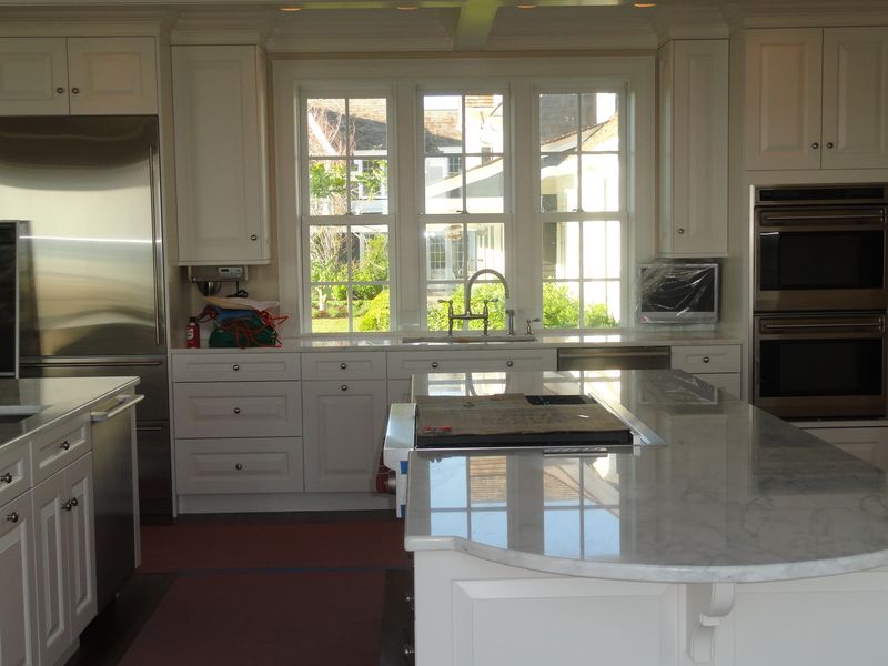 Newly remodeled white kitchen
